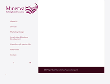 Tablet Screenshot of minerva-mdc.com